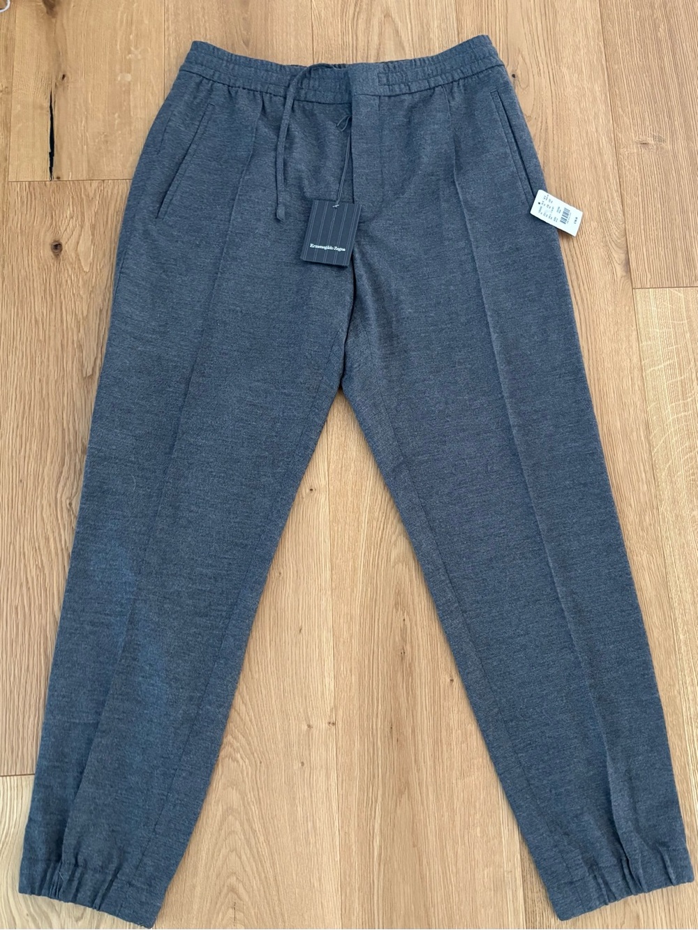 Ermenegildo Zegna Grey Wool Pants
